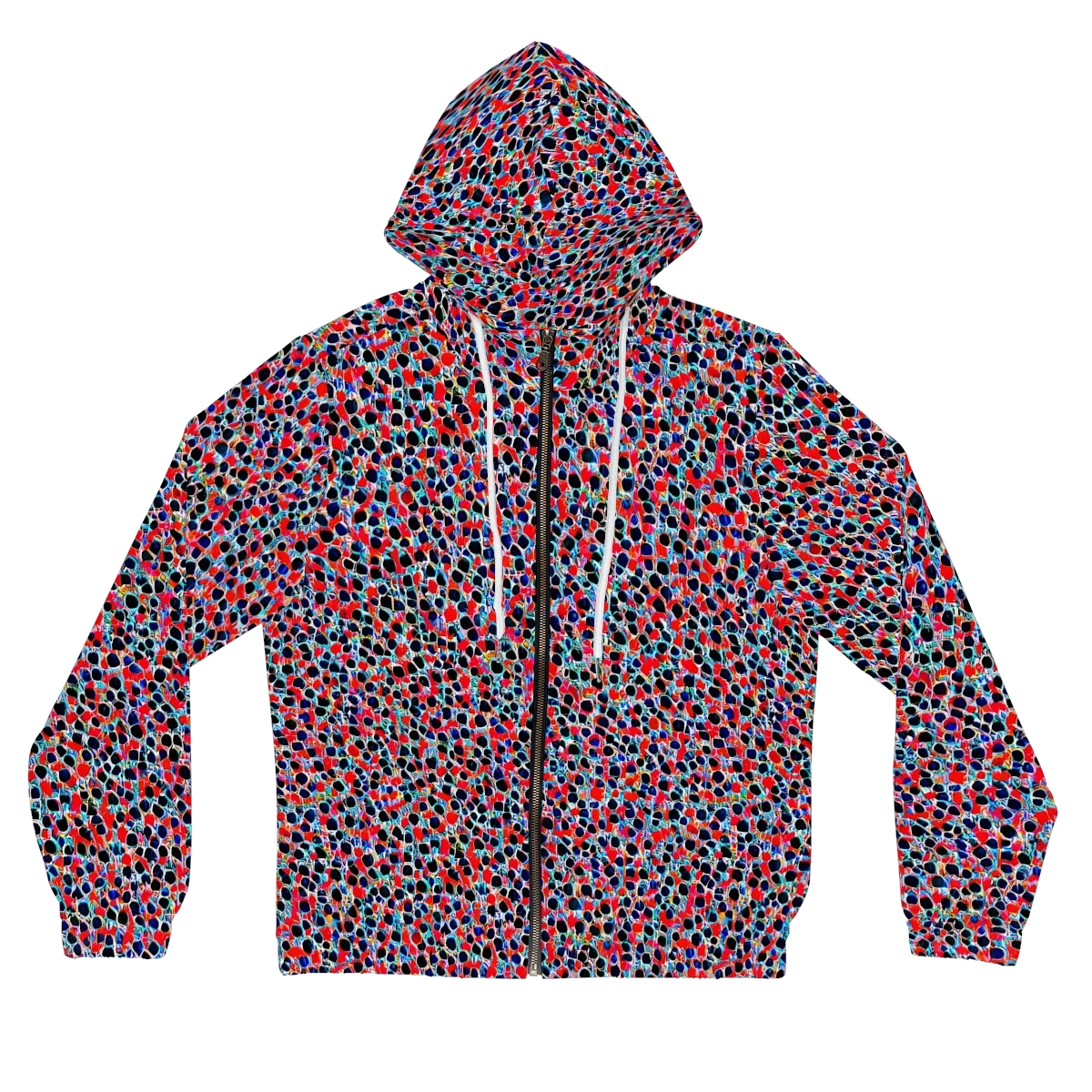 Color Circuit on Women's Full-Zip Hoodie — Front