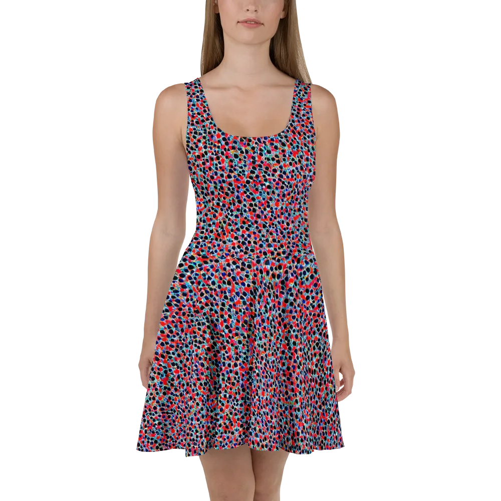 Color Circuit on Skater Dress — Front