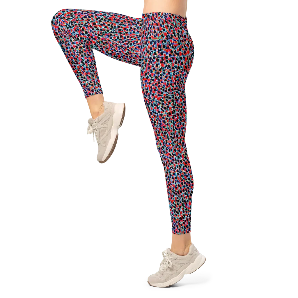 Color Circuit on Leggings — Left