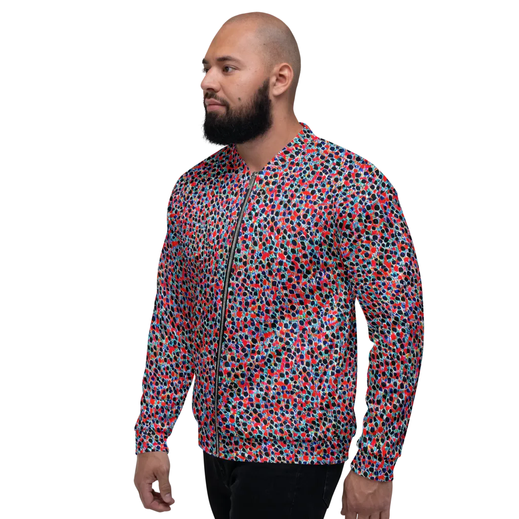 Color Circuit on Bomber Jacket — Left
