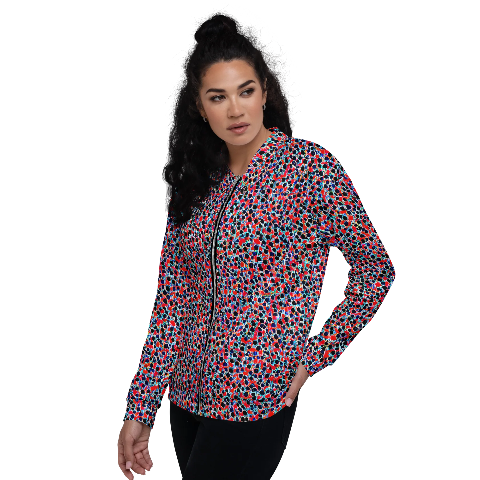 Color Circuit on Bomber Jacket — Left