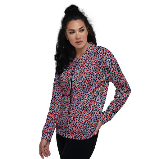 Color Circuit on a Bomber Jacket
