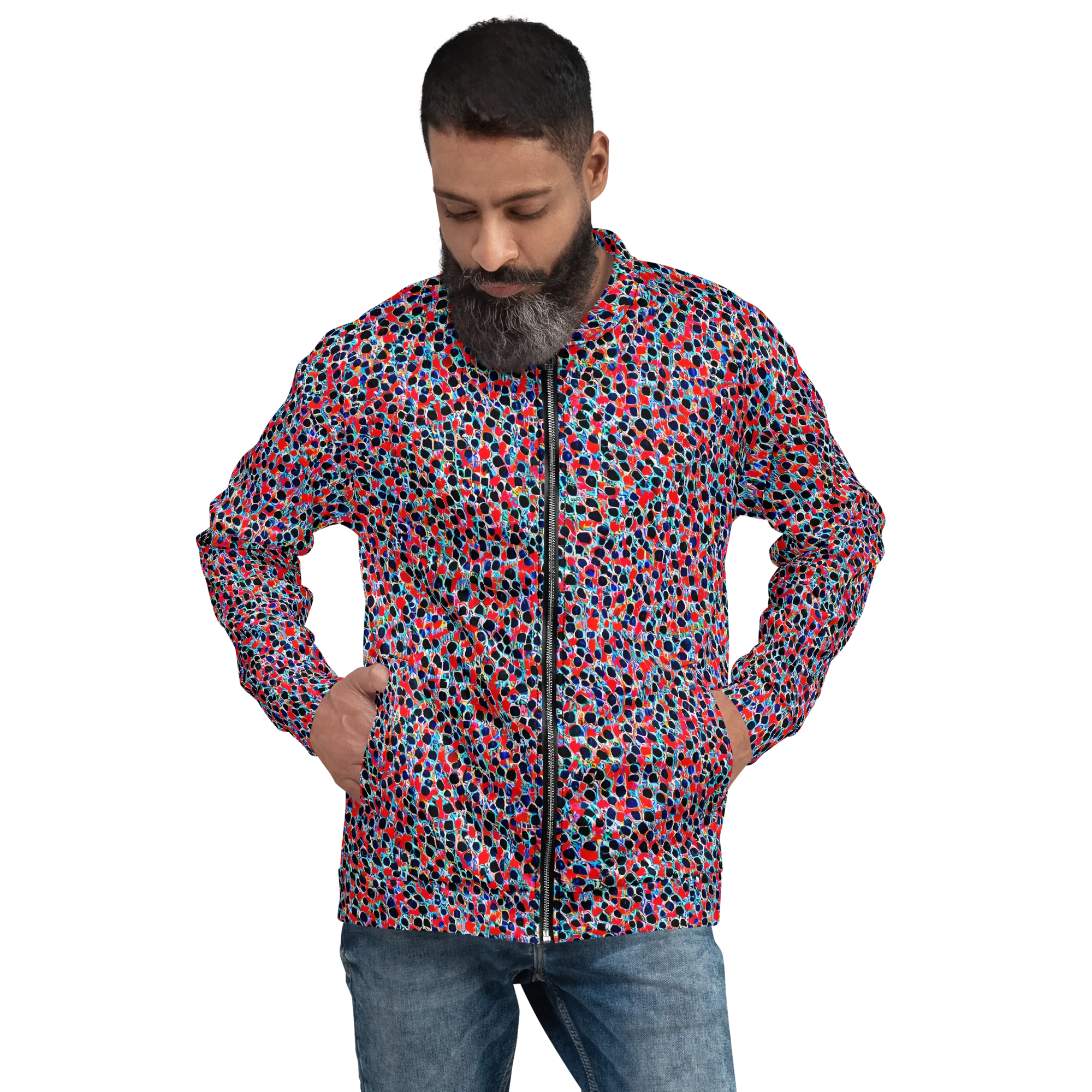 Color Circuit on Bomber Jacket — Front