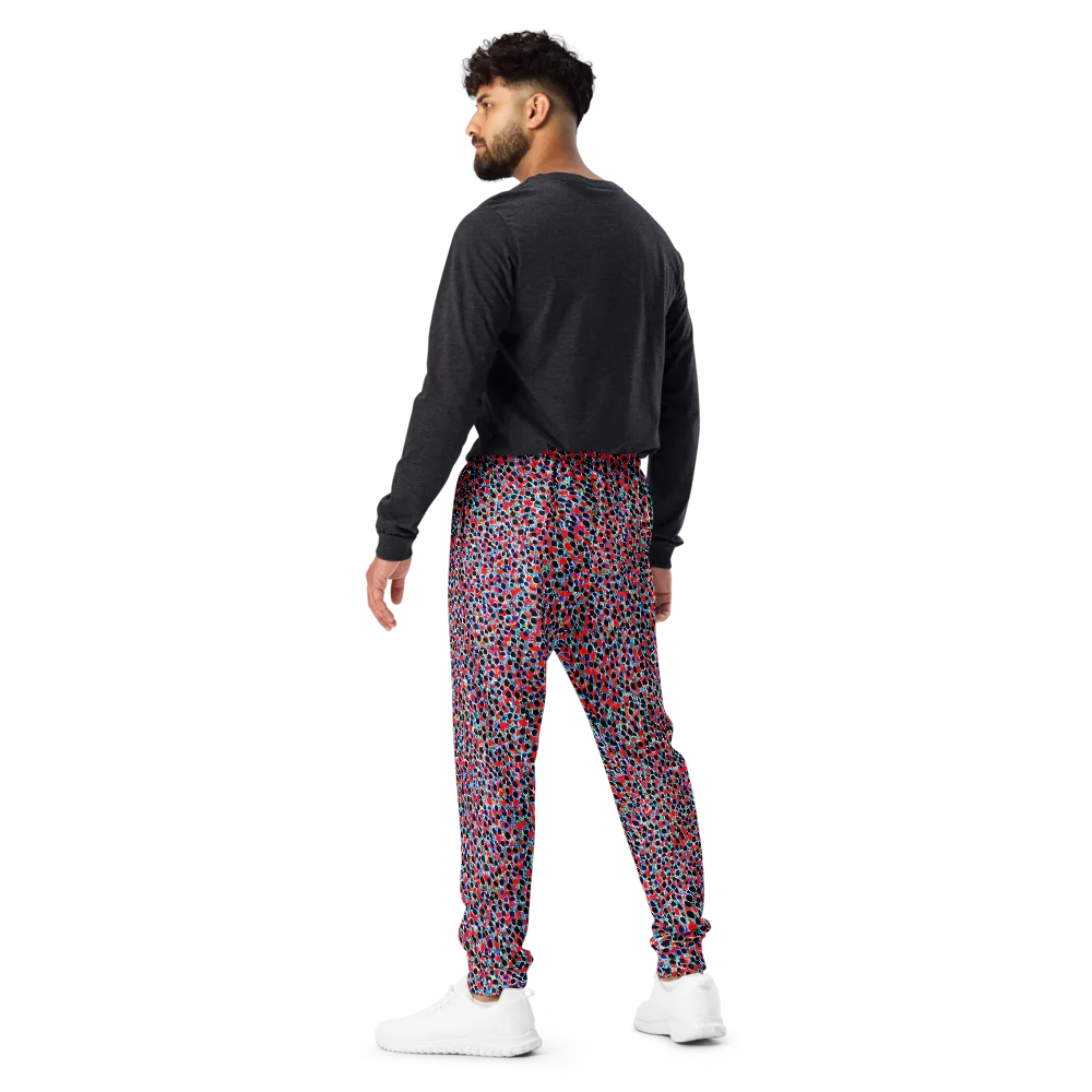 Color Circuit on Men's Joggers — Back