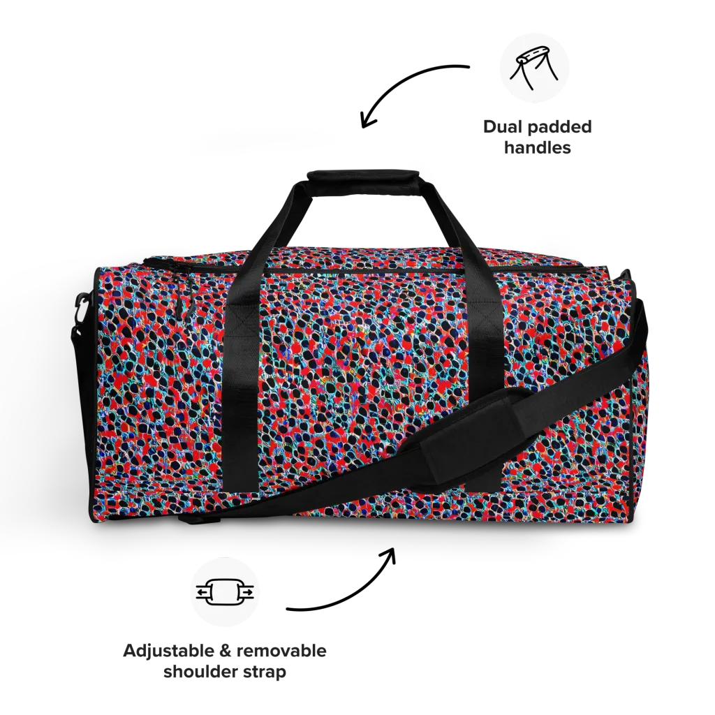 Color Circuit on Duffle Bag — Front
