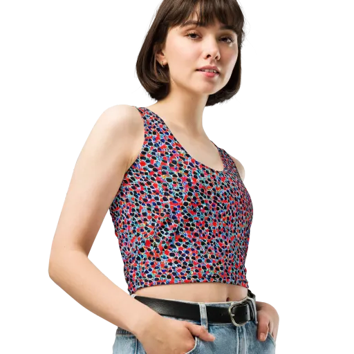 Color Circuit on a Crop Top