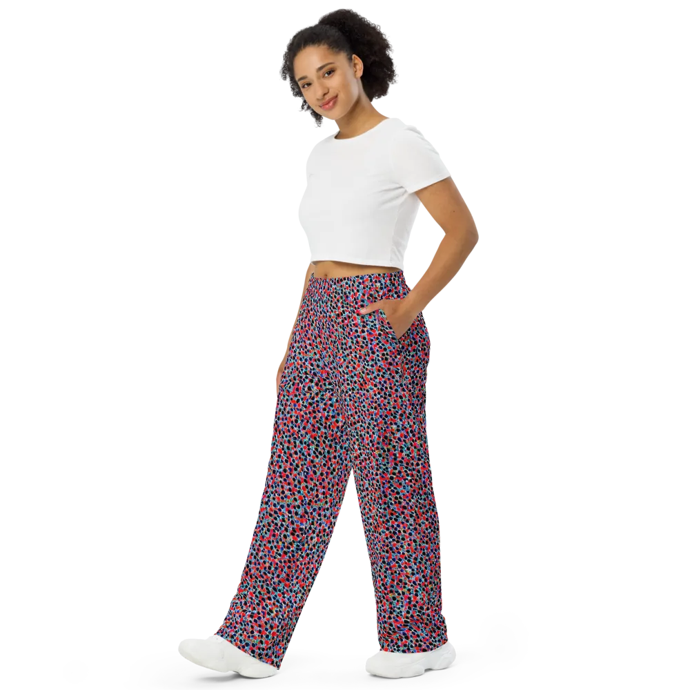 Color Circuit on Wide-Leg Pants — Left Front