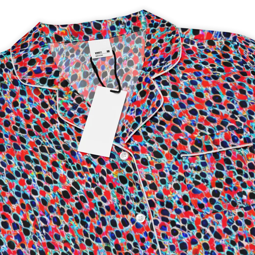 Color Circuit on Women's Short Sleeve Pajama Top — Product details