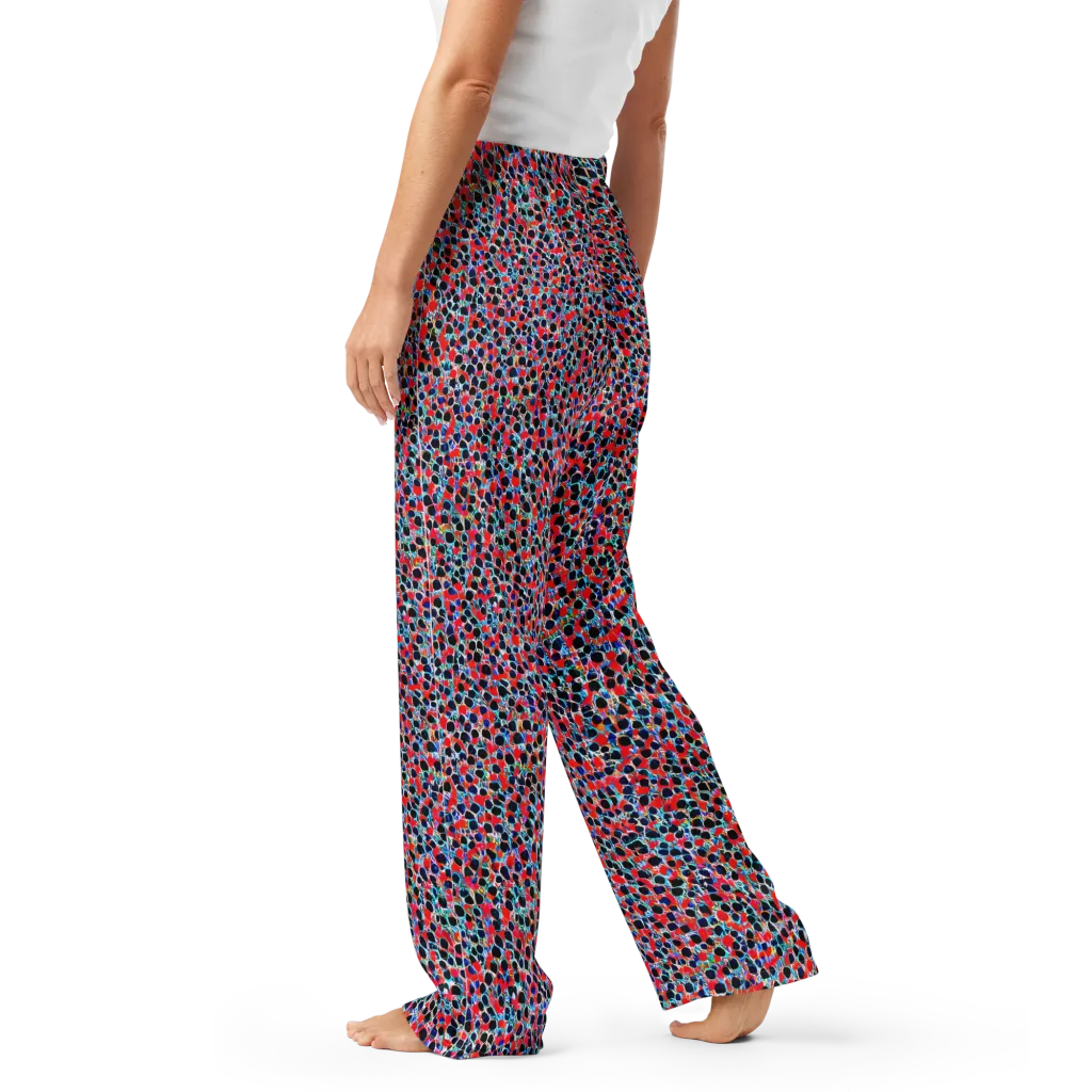 Color Circuit on Women's Pajama Pants — Left