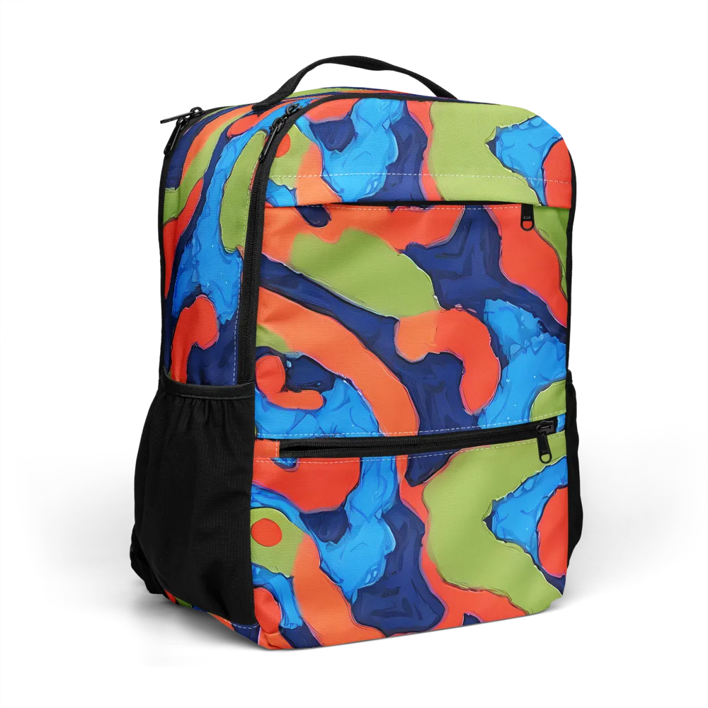 Prism Melt on Utility Backpack — Right Front