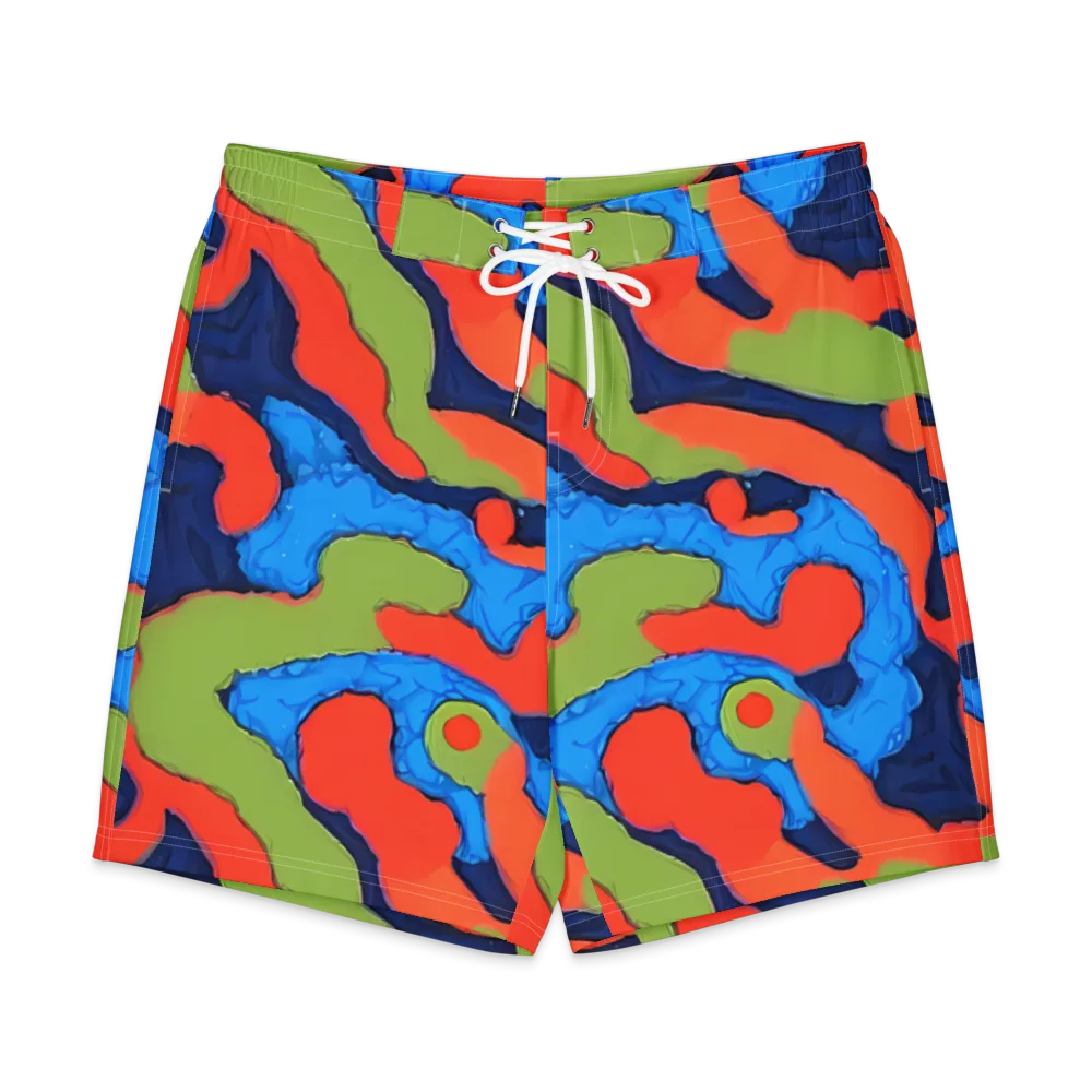 Prism Melt on Men's Board Shorts — Front