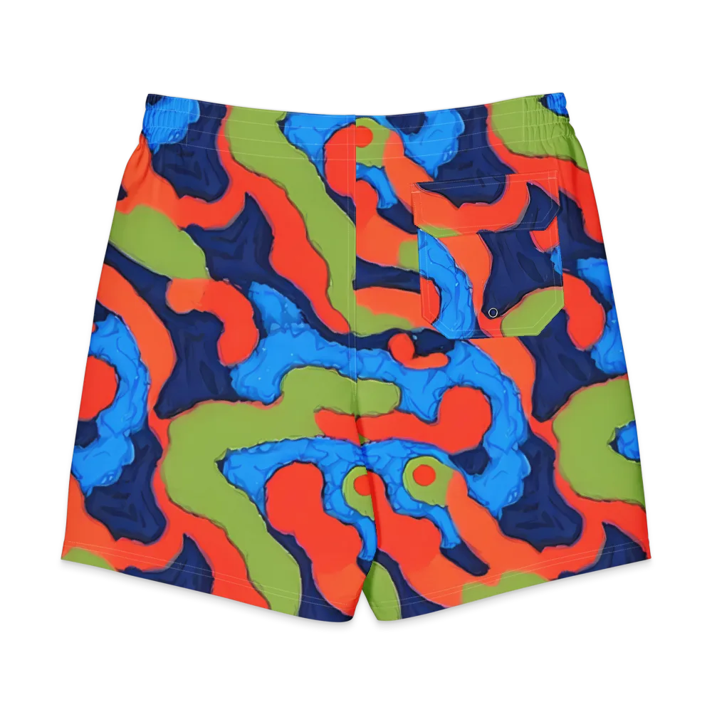 Prism Melt on Men's Board Shorts — Back