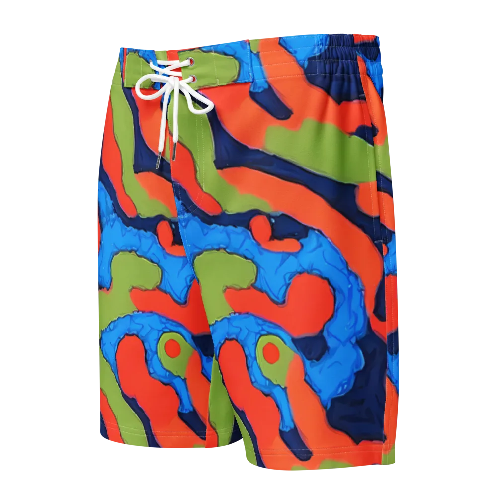 Prism Melt on Men's Board Shorts — Front
