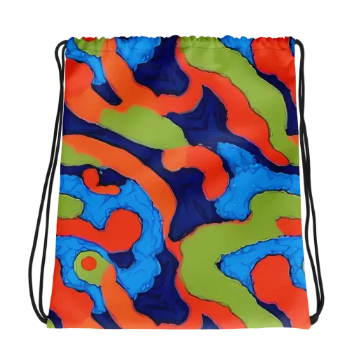 Prism Melt on a Drawstring Bag