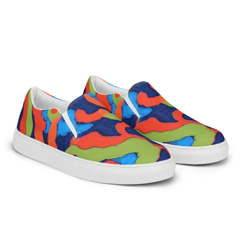 Prism Melt on a Women's Slip-On Canvas Shoes