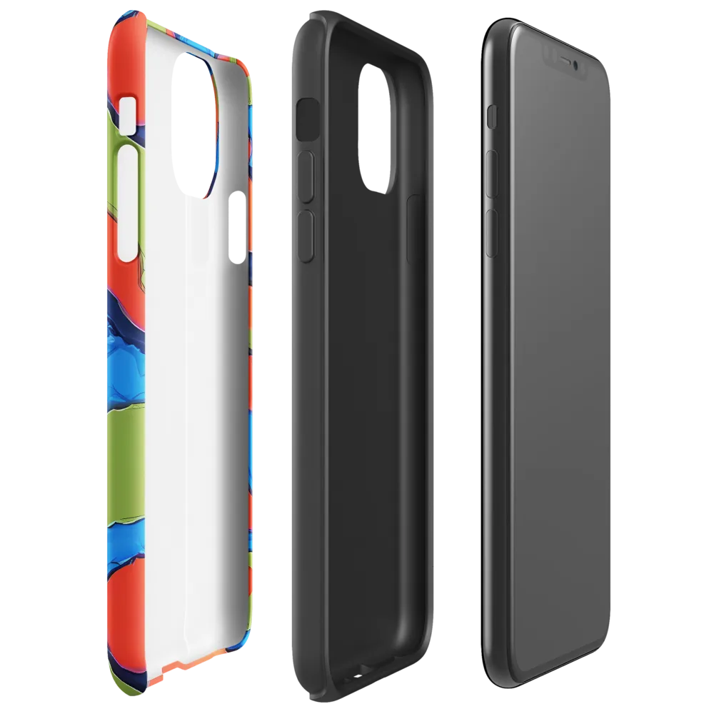 Prism Melt on Tough Case for iPhone® — Right
