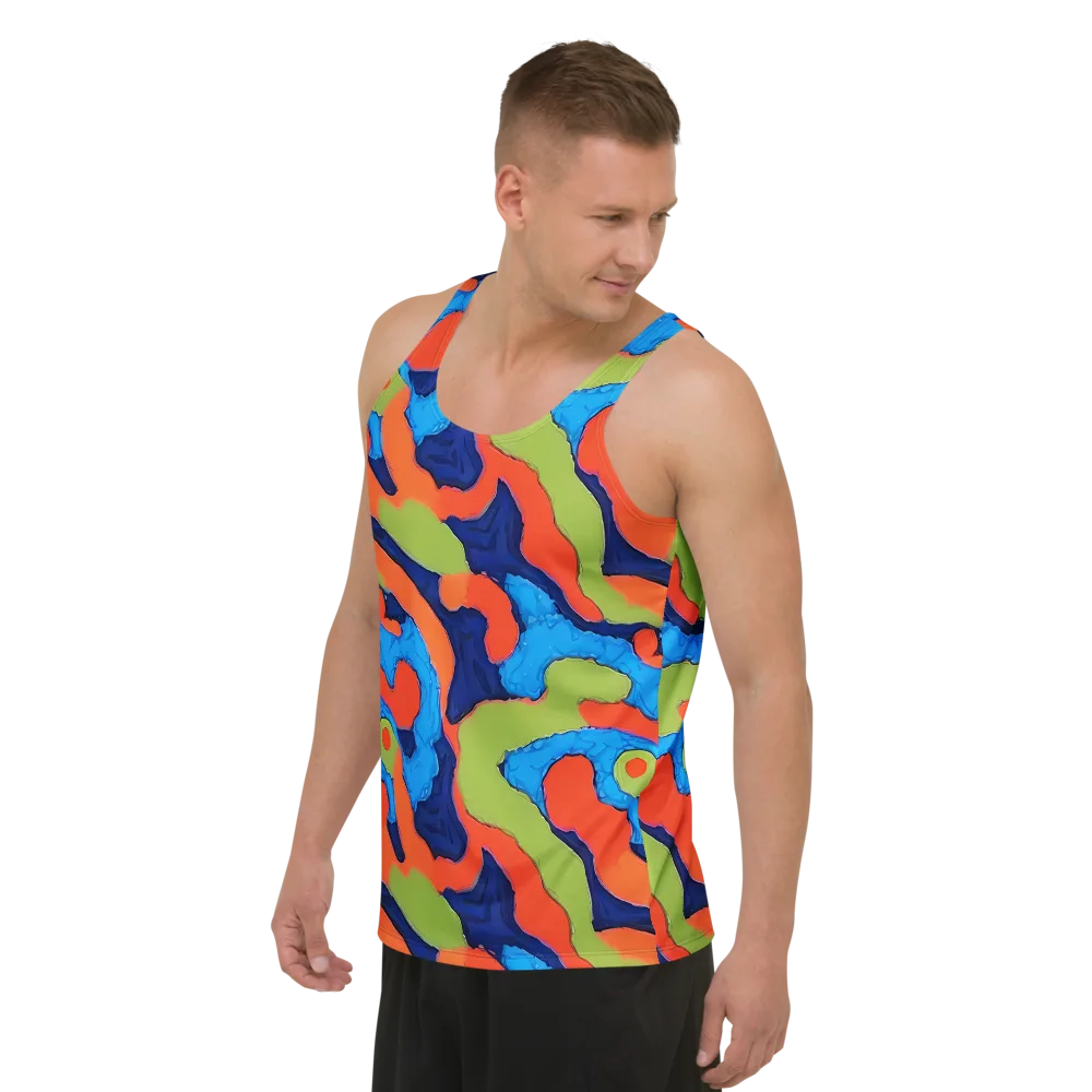 Prism Melt on Men's Tank Top — Left Front