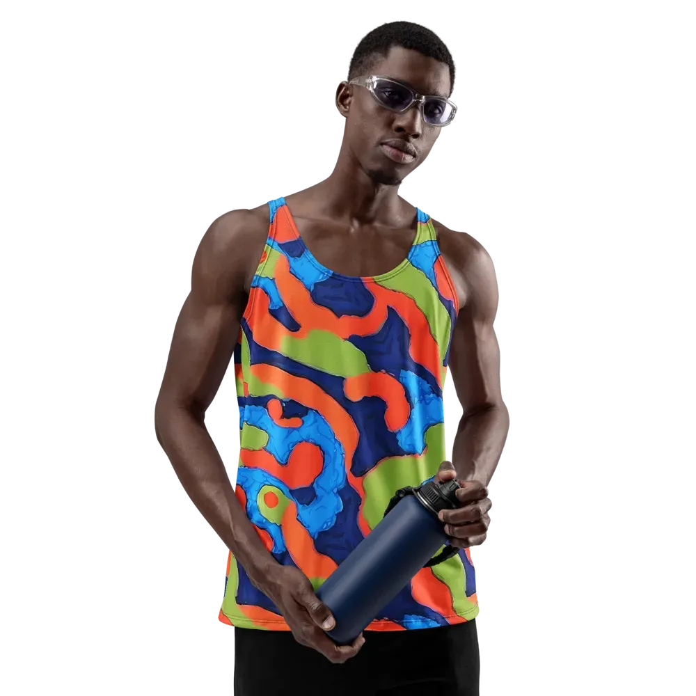 Prism Melt on Men's Tank Top — Front