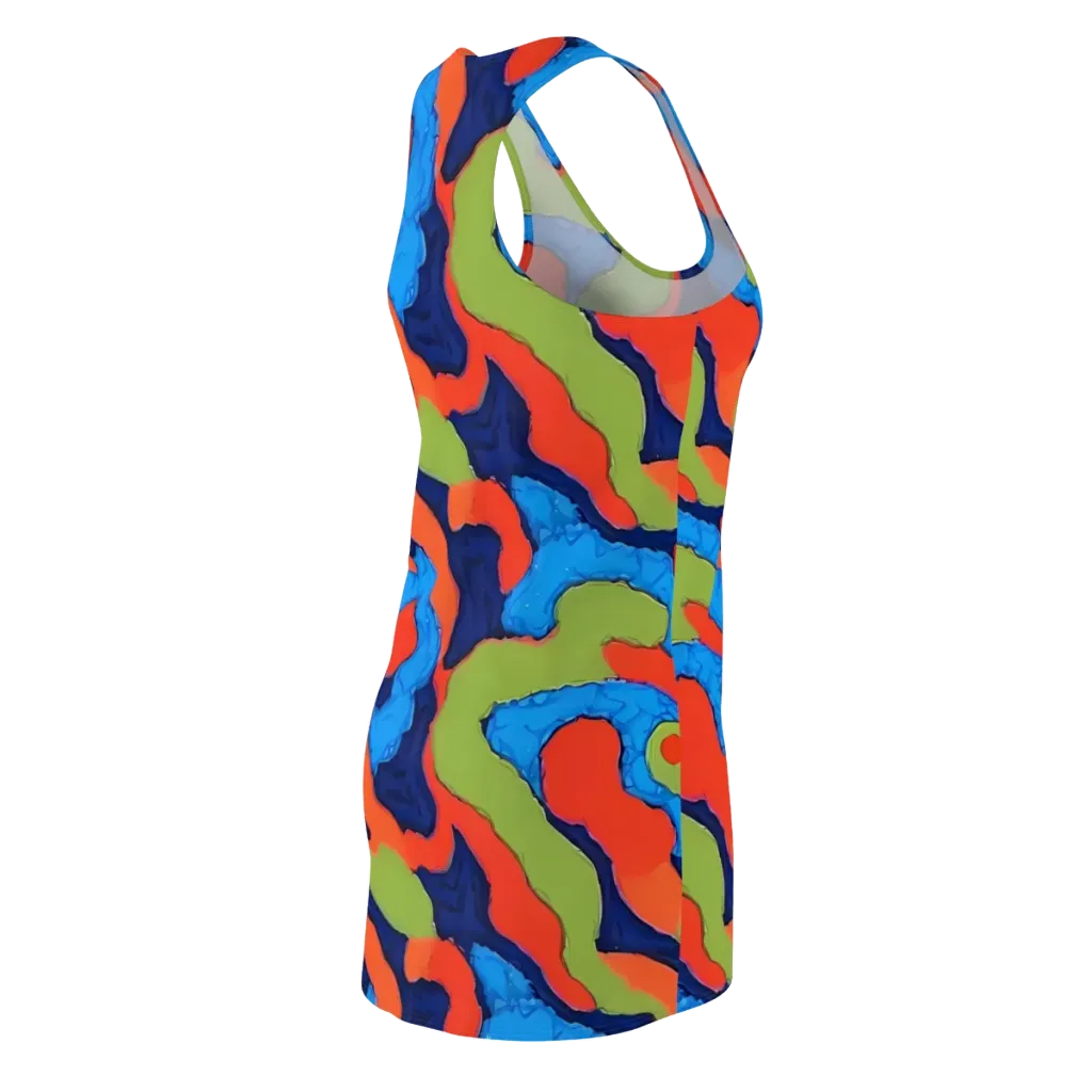 Prism Melt on Racerback Dress — Back Side