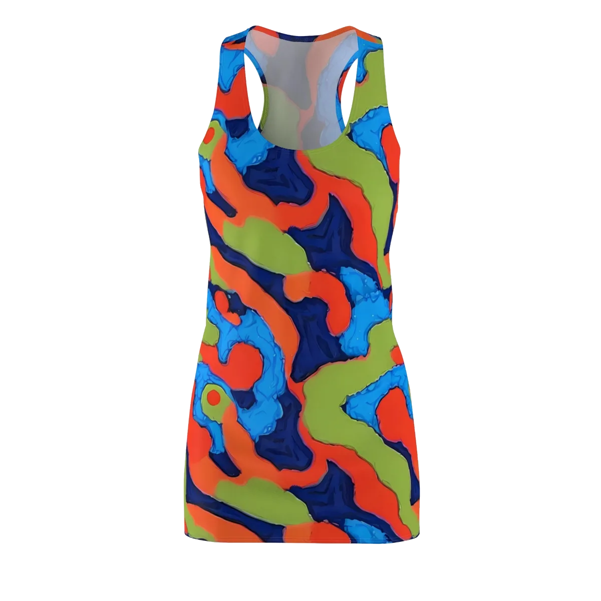 Prism Melt on Racerback Dress — Front