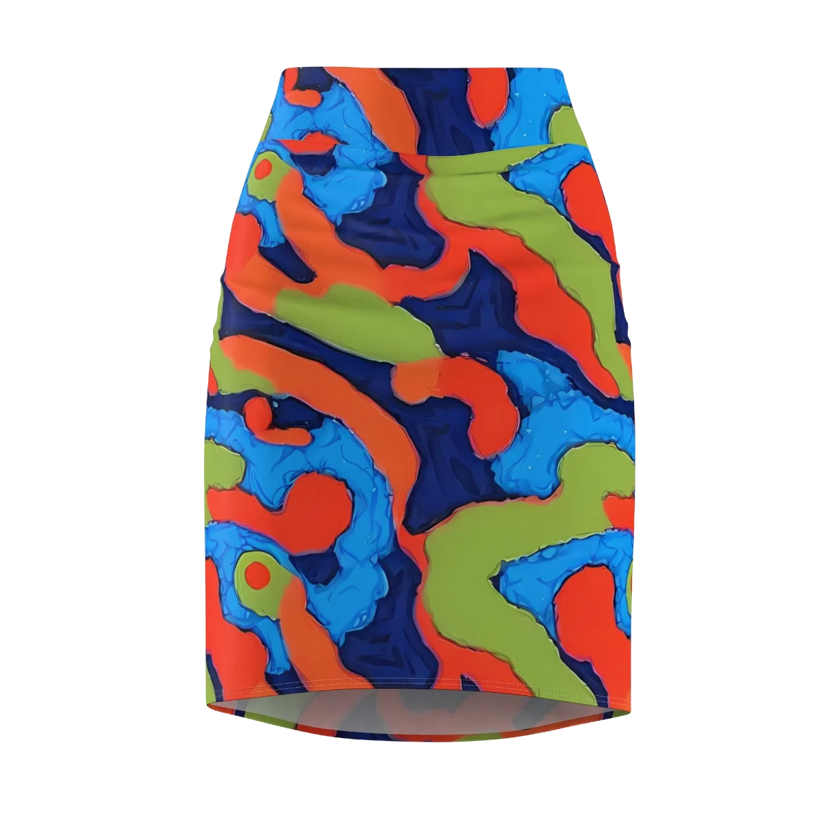 Prism Melt on Pencil Skirt — Front