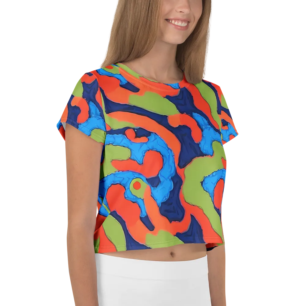 Prism Melt on Crop Tee — Right