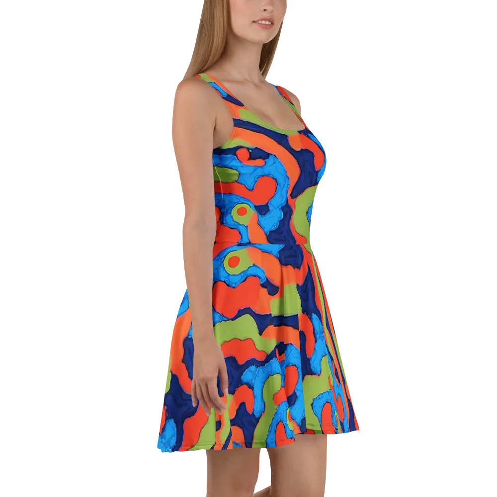 Prism Melt on Skater Dress — Right