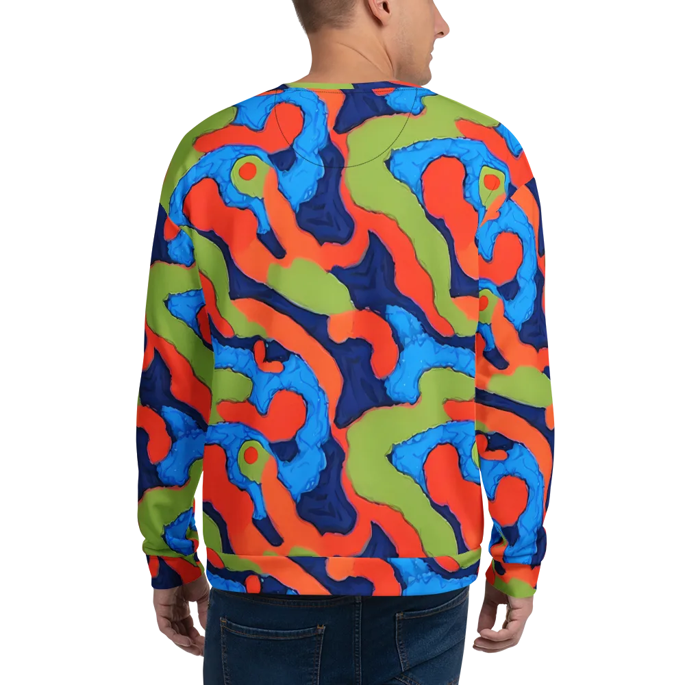 Prism Melt on Sweatshirt — Back