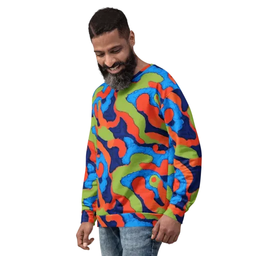 Prism Melt on a Sweatshirt