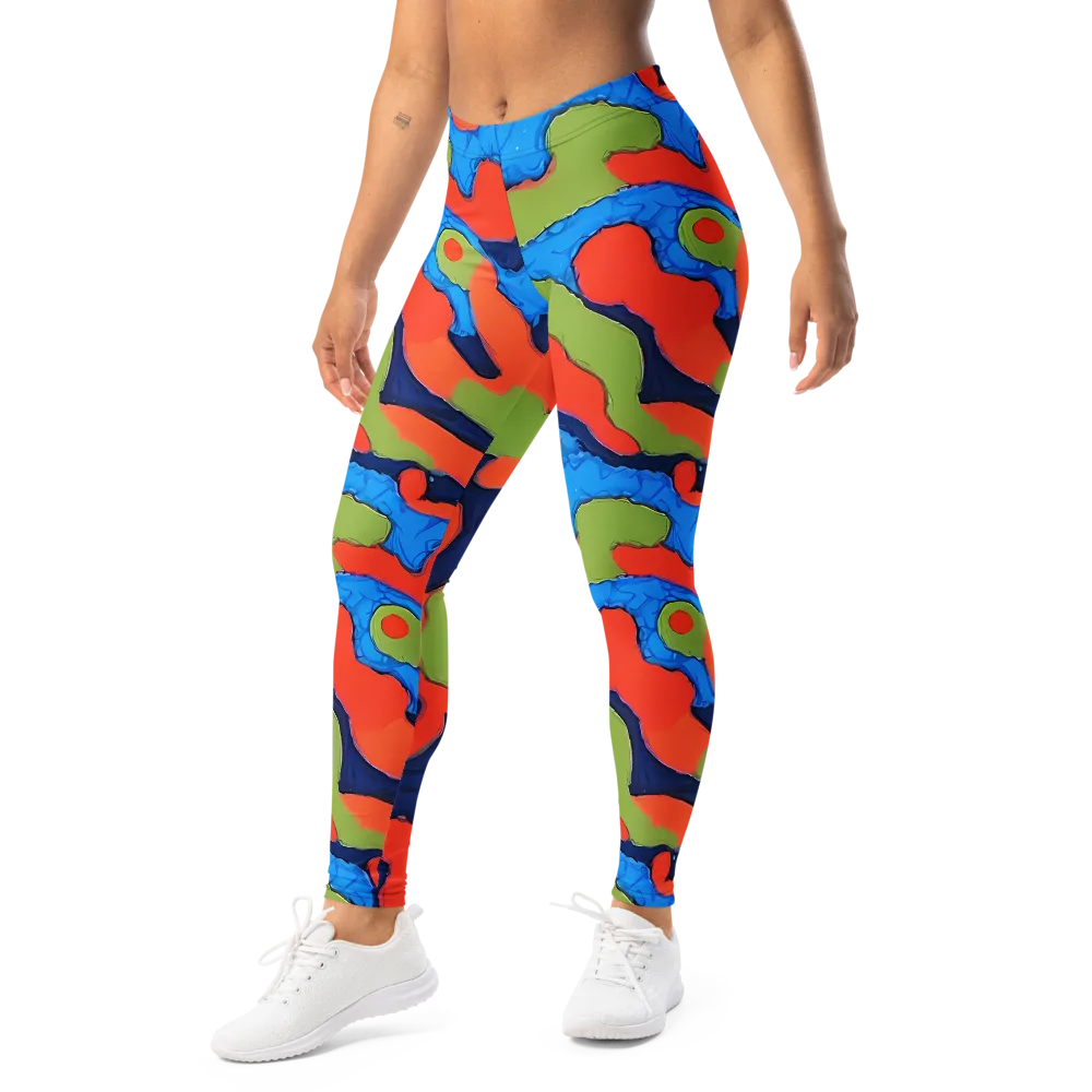 Prism Melt on Leggings — Left Front