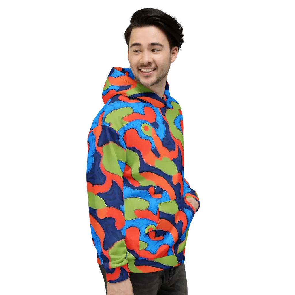 Prism Melt on Hoodie — Right