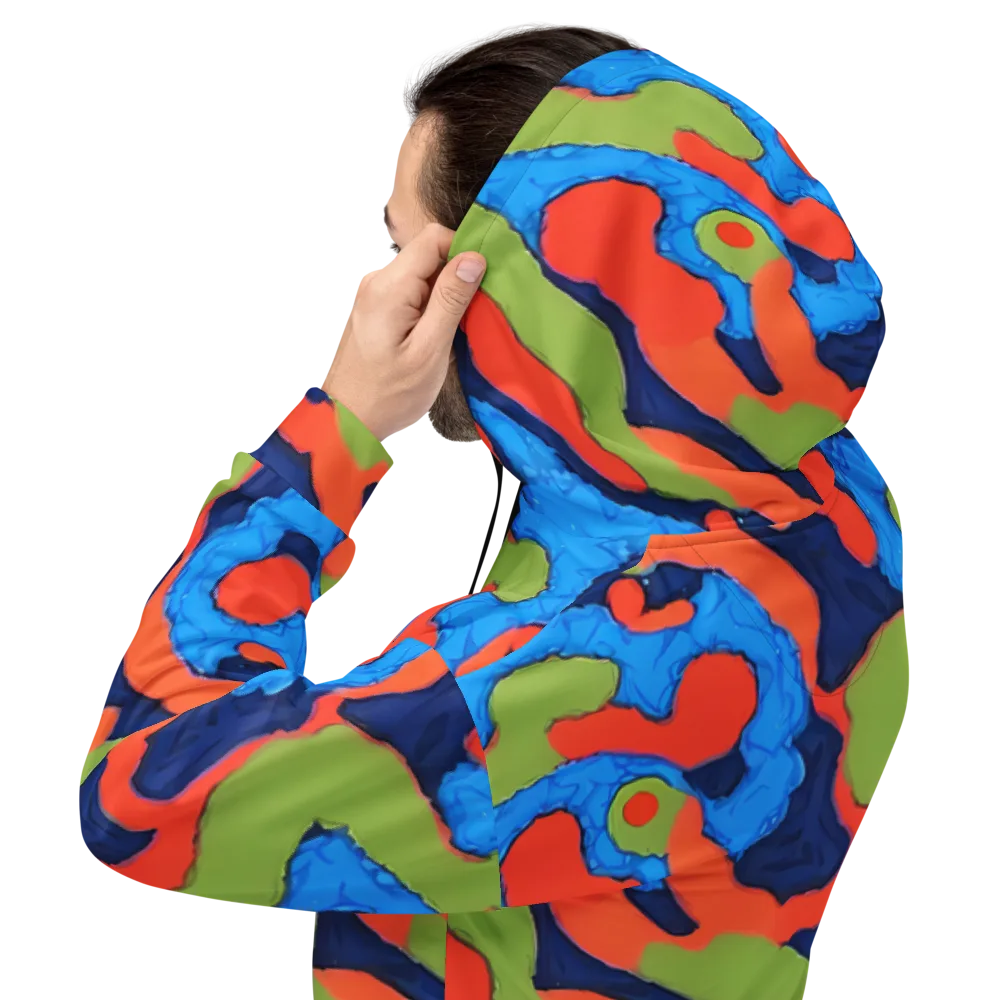 Prism Melt on Hoodie — Back