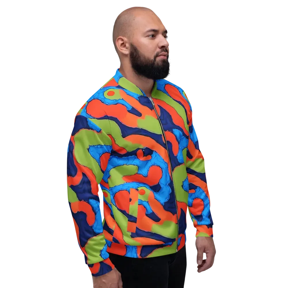 Prism Melt on Bomber Jacket — Right