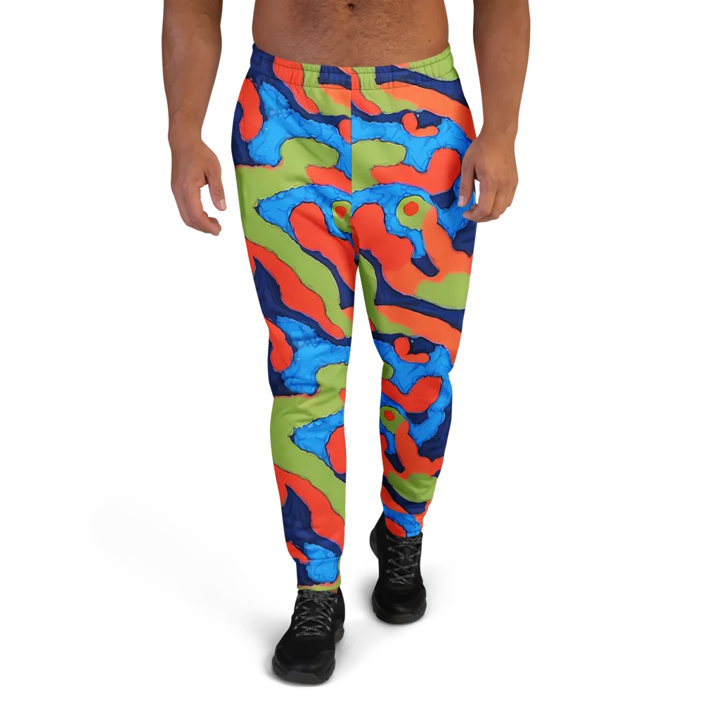 Prism Melt on Men's Joggers — Front