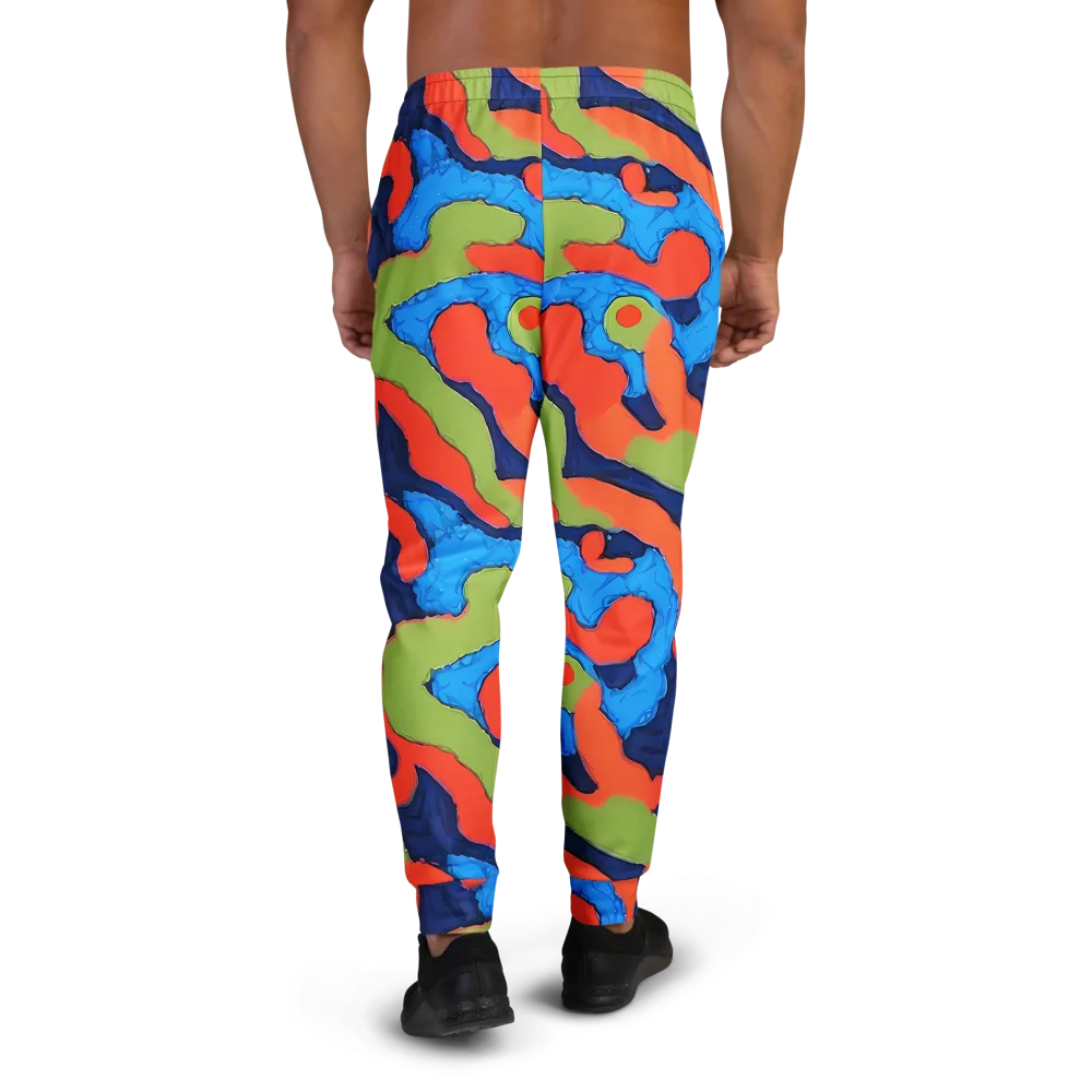 Prism Melt on Men's Joggers — Back