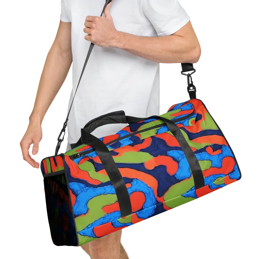 Prism Melt on Duffle Bag — Right Front