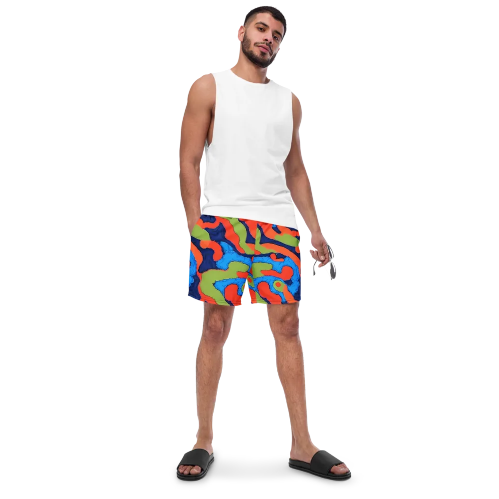 Prism Melt on Swim Trunks — Front