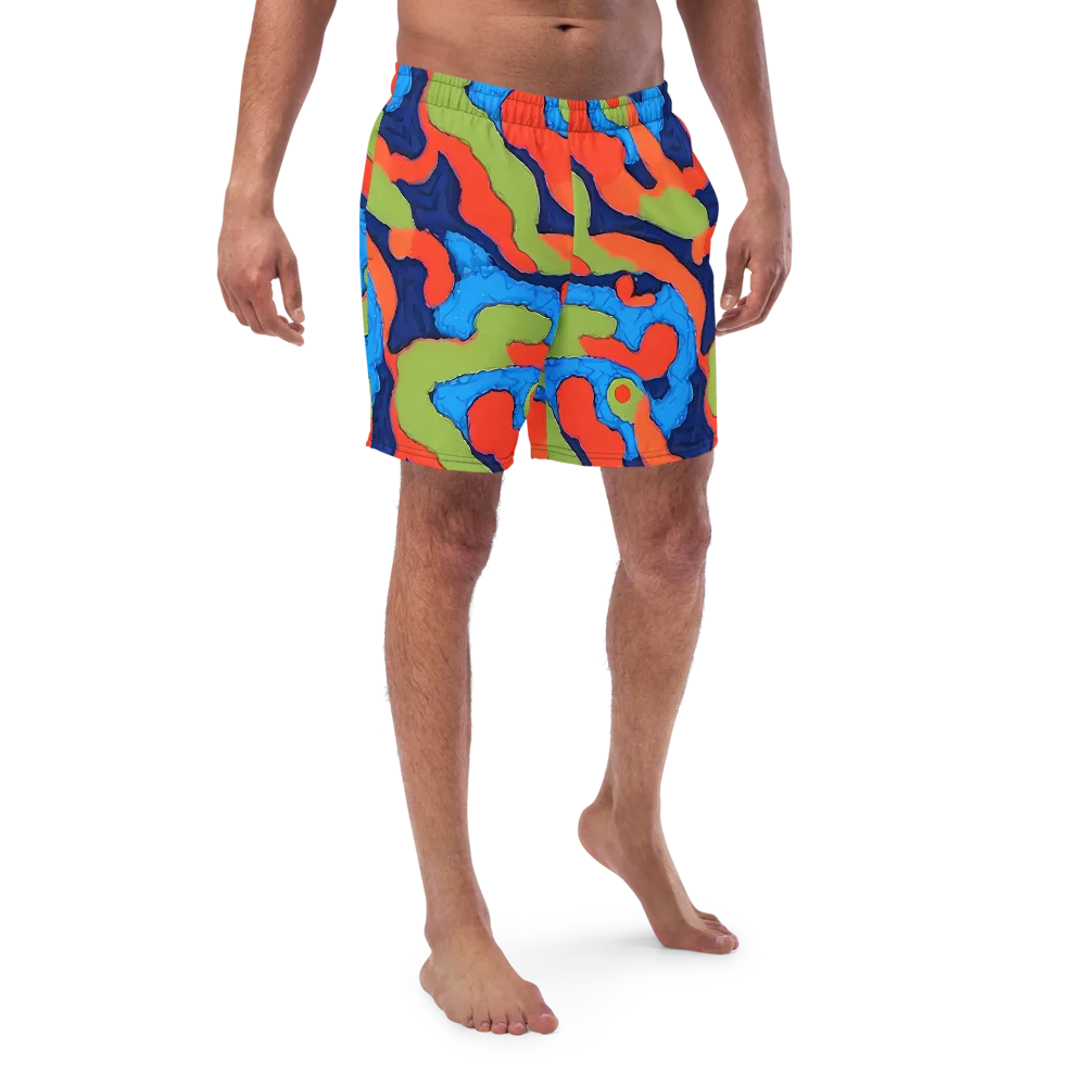 Prism Melt on Swim Trunks — Front