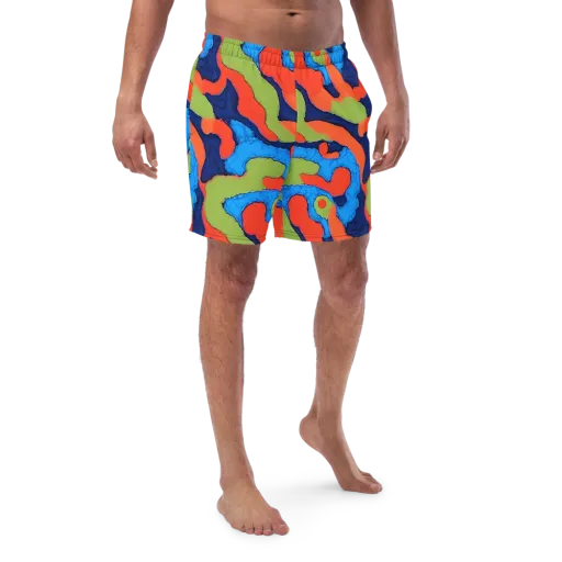 Prism Melt on a Swim Trunks