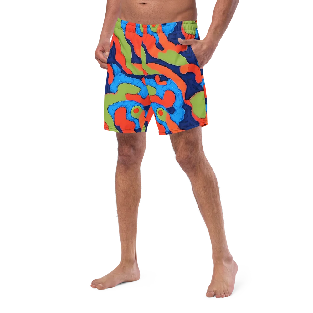 Prism Melt on Swim Trunks — Left Front