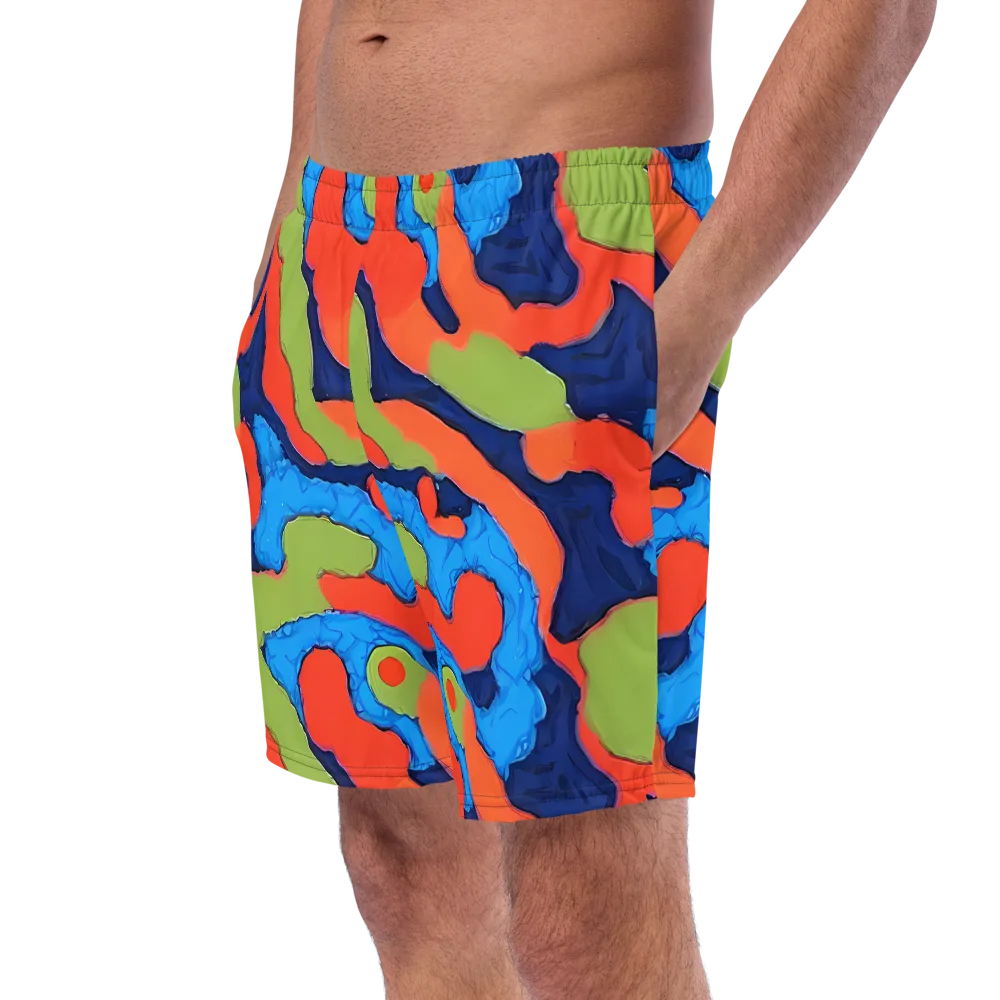 Prism Melt on Swim Trunks — Left Front