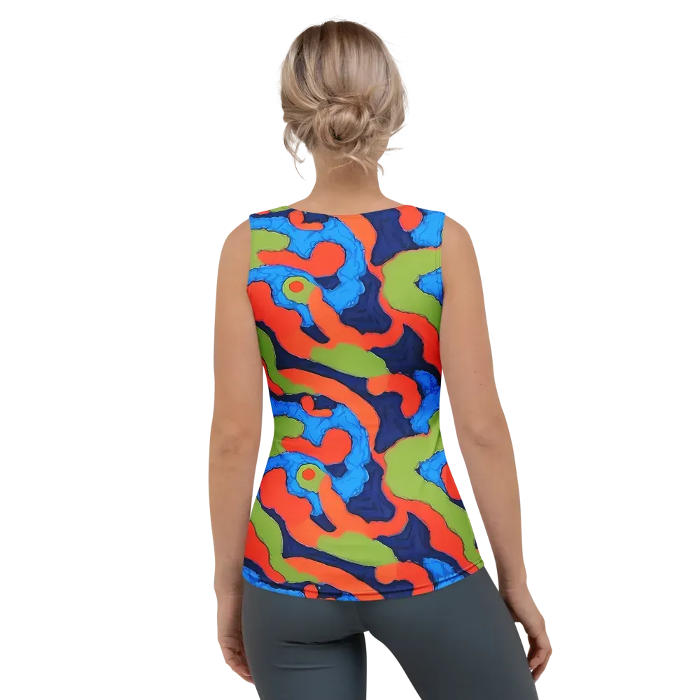 Prism Melt on Women's Tank Top — Back
