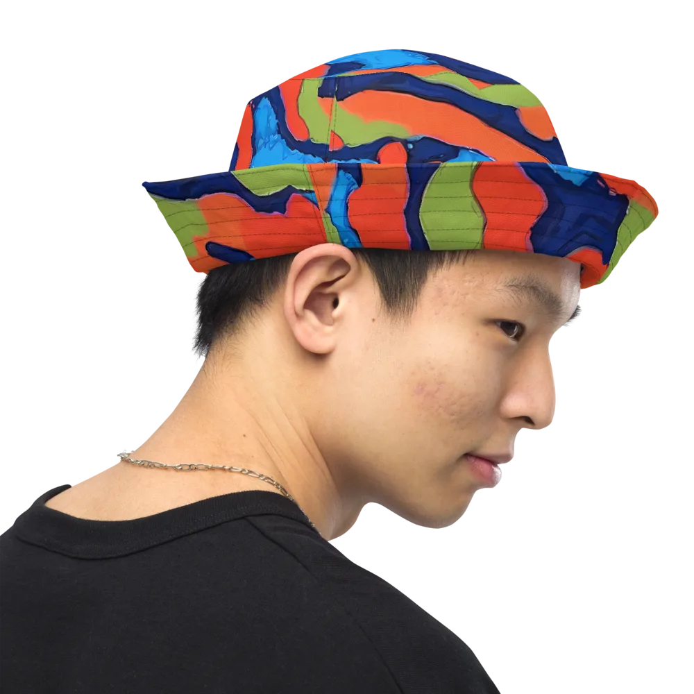 Prism Melt on Reversible Bucket Hat — Right Outside