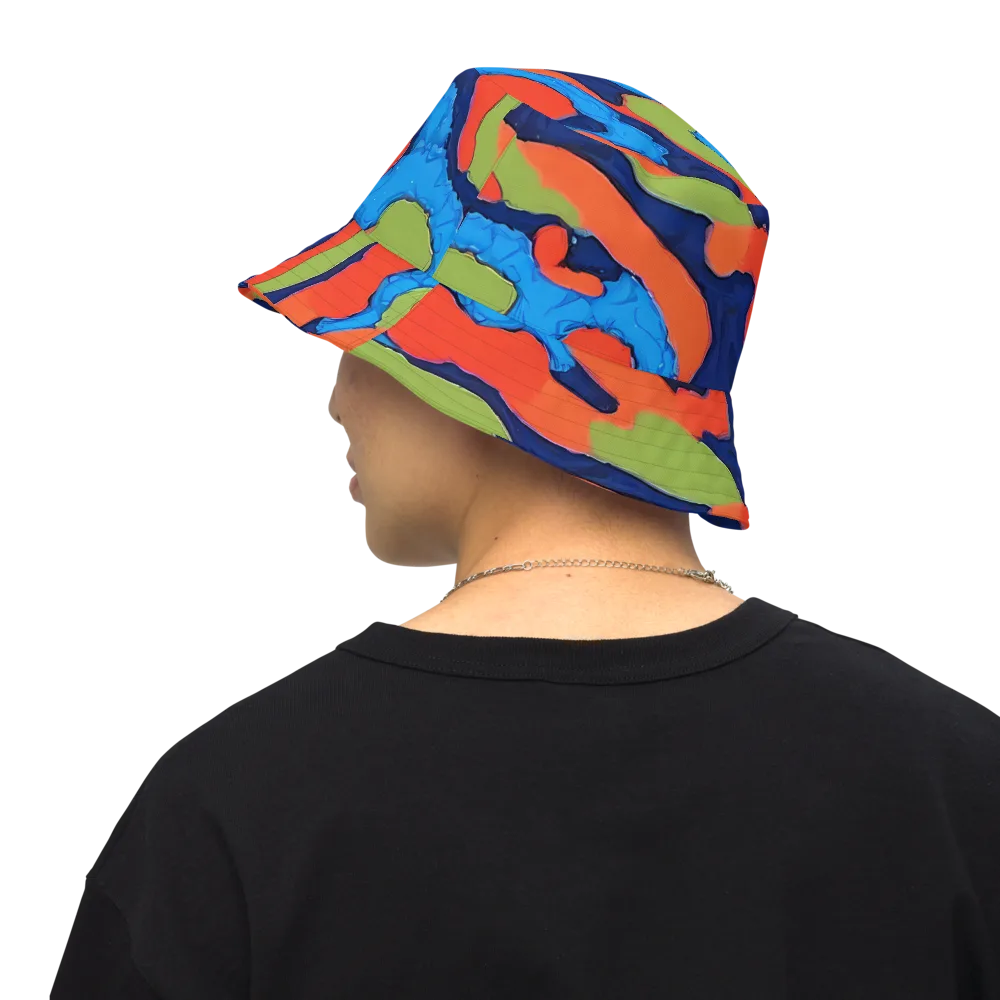 Prism Melt on Reversible Bucket Hat — Back Inside