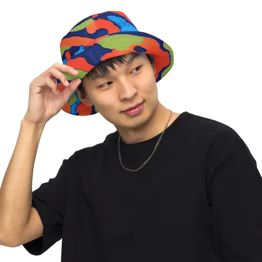 Prism Melt on a Reversible Bucket Hat