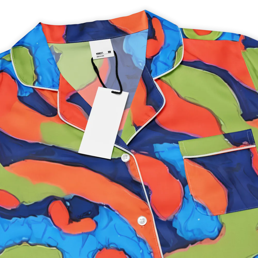 Prism Melt on Women's Short Sleeve Pajama Top — Product details