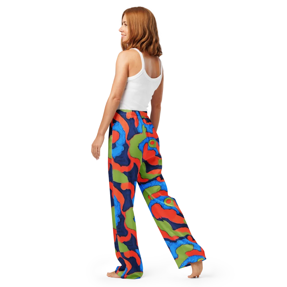 Prism Melt on Women's Pajama Pants — Back