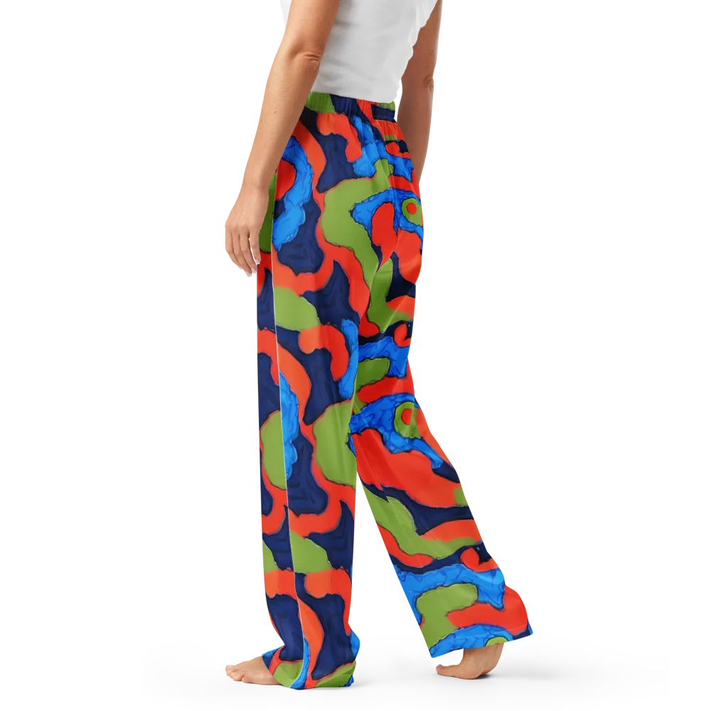 Prism Melt on Women's Pajama Pants — Left