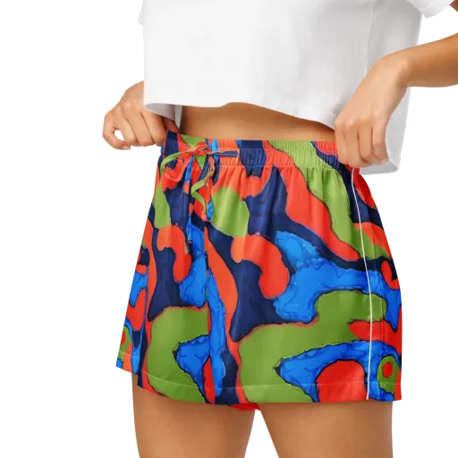 Prism Melt on a Women's Pajama Shorts