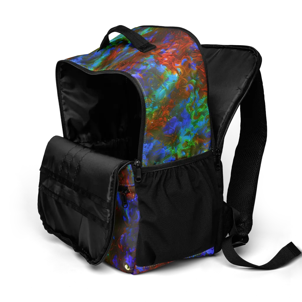 Prismatic Flame on Utility Backpack — Product details 2